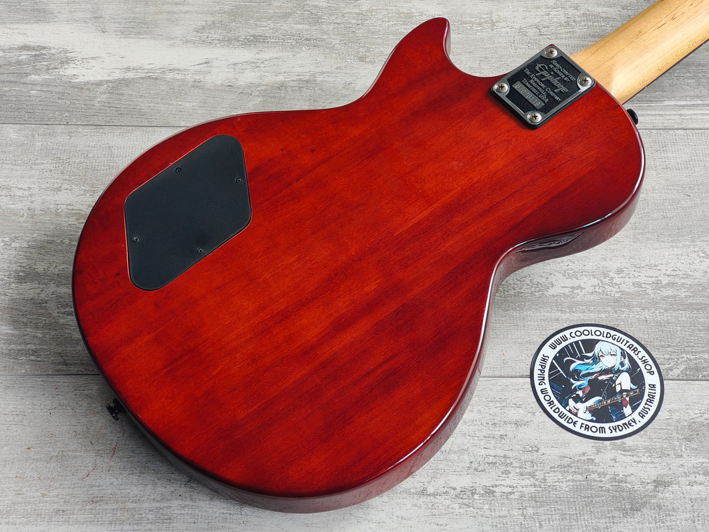 1997 Epiphone Korea Les Paul Bass (Amber Sunburst)