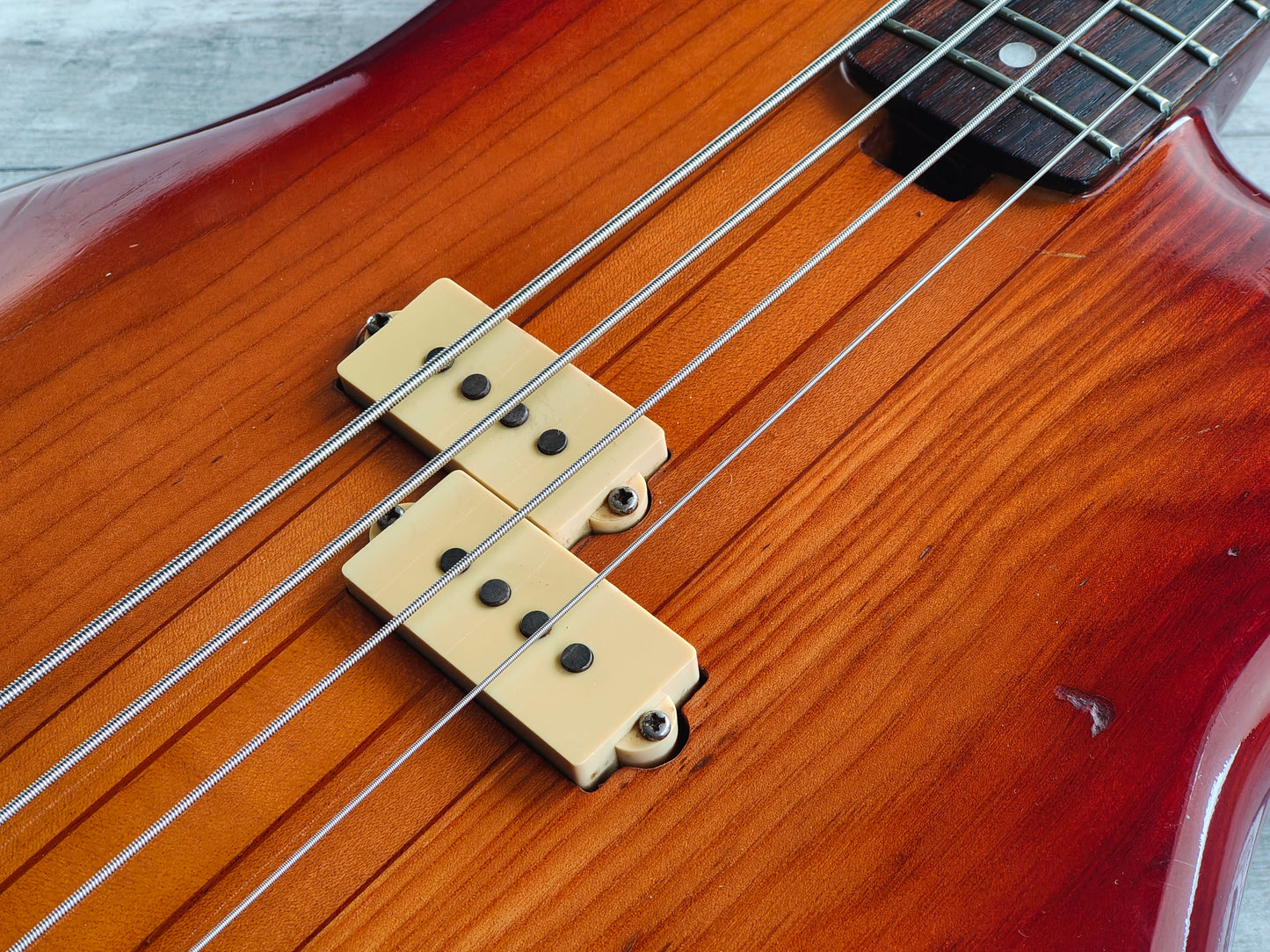 1980 Fernandes Japan FPM-70 Neckthrough Precision Bass (Cherry Sunburst)