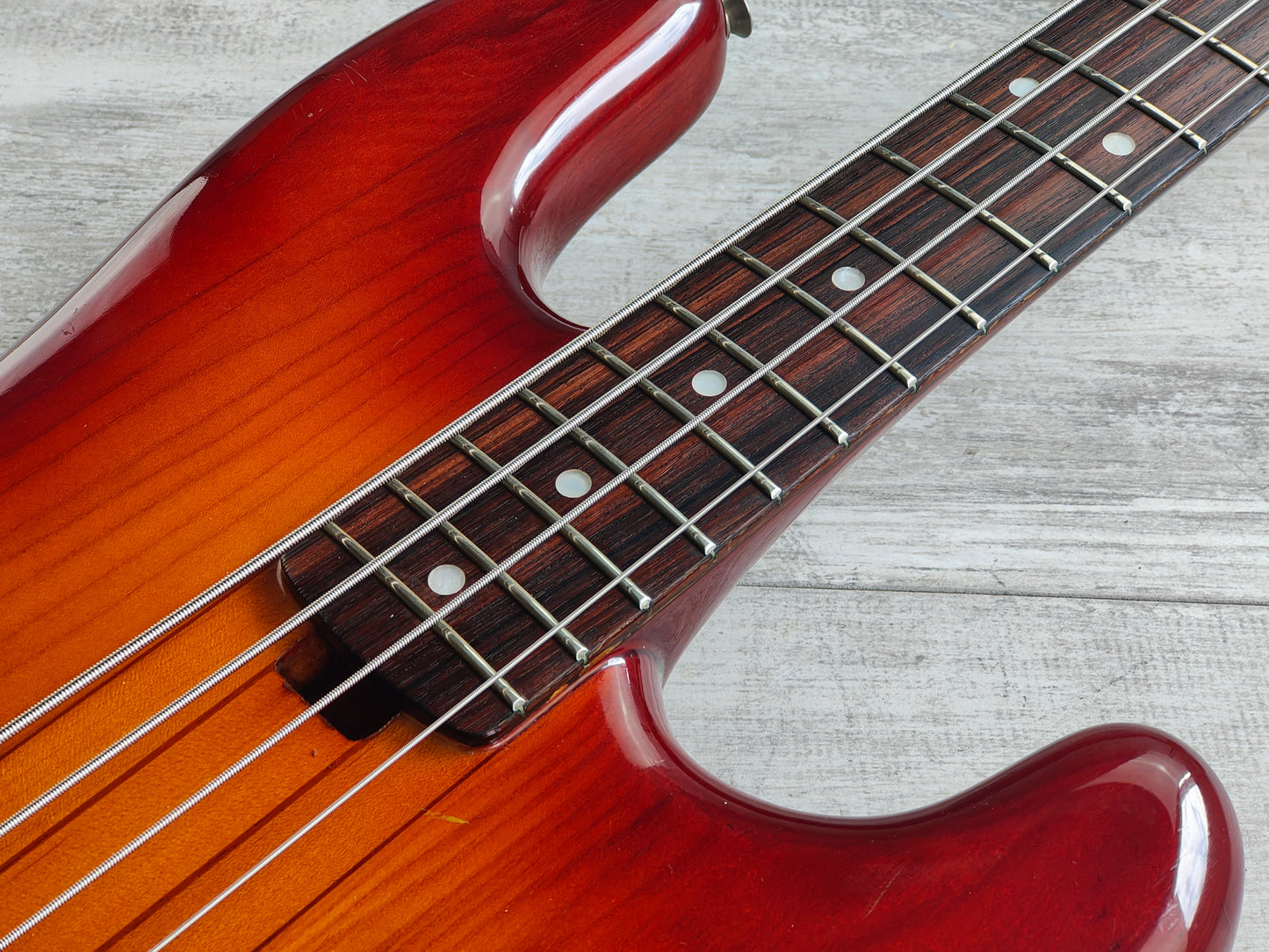 1980 Fernandes Japan FPM-70 Neckthrough Precision Bass (Cherry Sunburst)