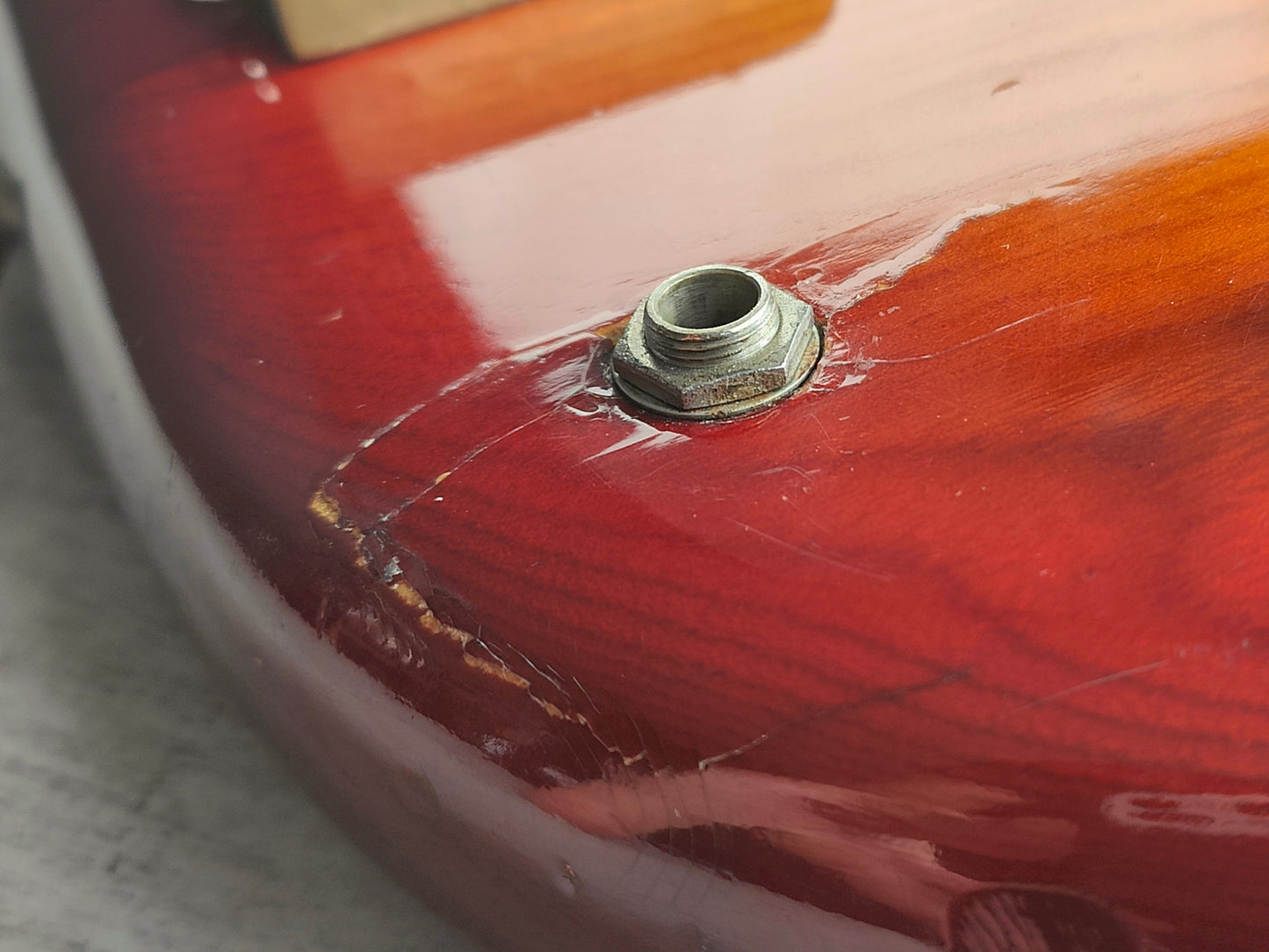 1980 Fernandes Japan FPM-70 Neckthrough Precision Bass (Cherry Sunburst)