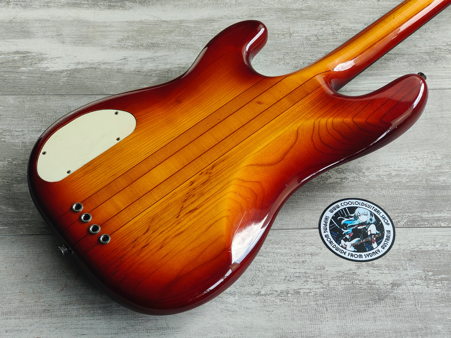 1980 Fernandes Japan FPM-70 Neckthrough Precision Bass (Cherry Sunburst)