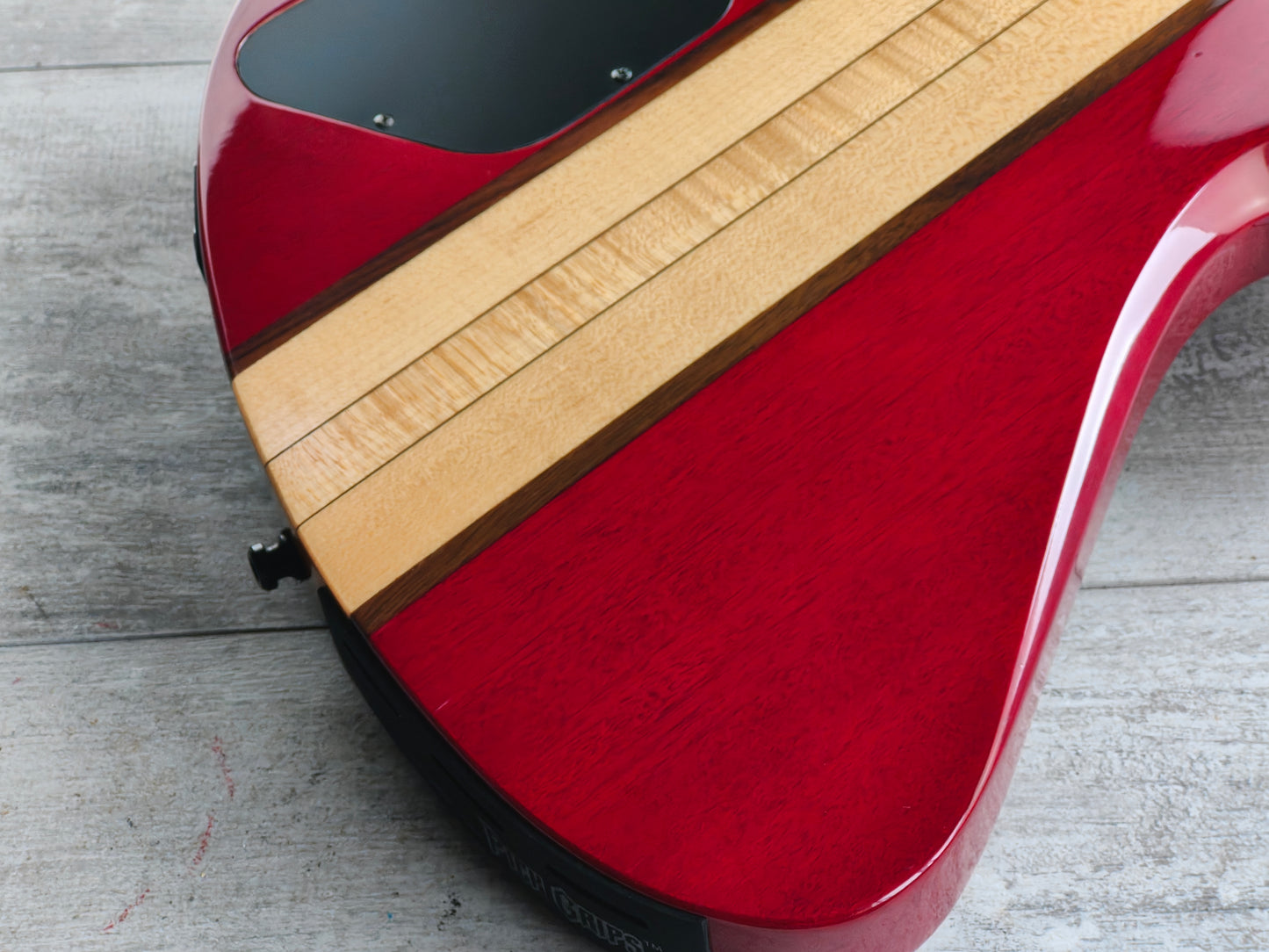 2004 BC Rich Heritage Classic Neckthrough Mockingbird Bass (Quilt Trans Red)