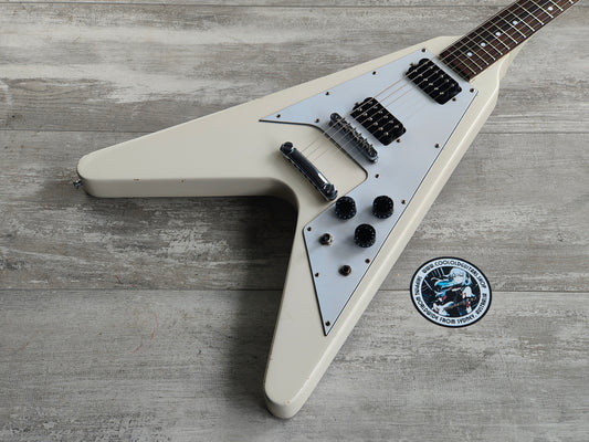 1979 Greco Japan FV-600 '67 Reissue Flying V (White)