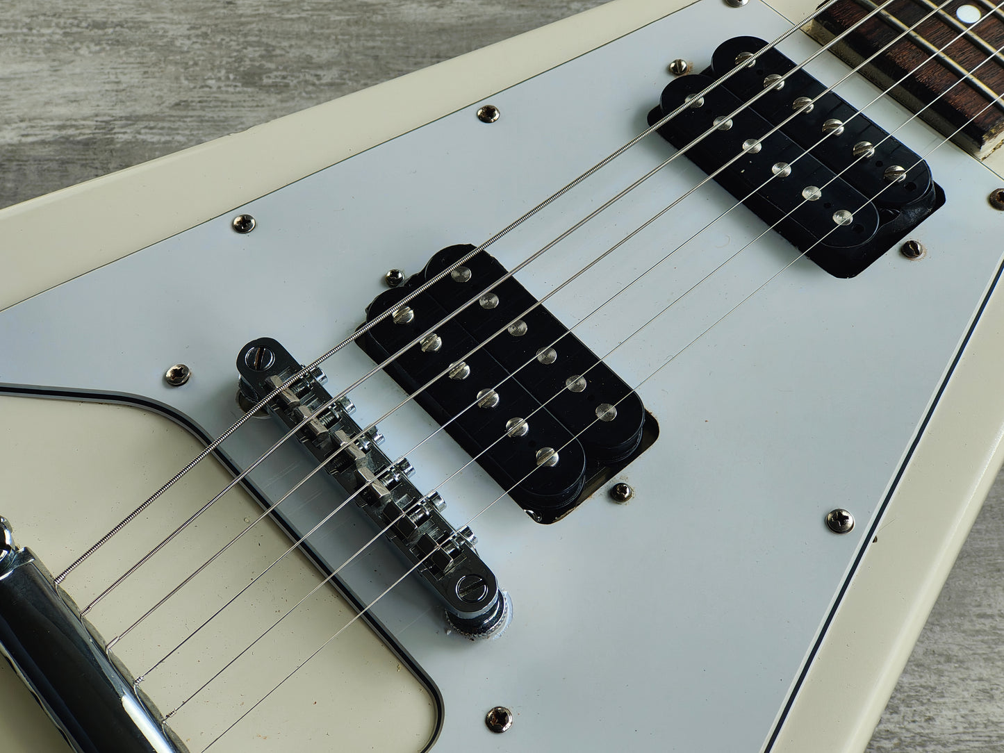 1979 Greco Japan FV-600 '67 Reissue Flying V (White)