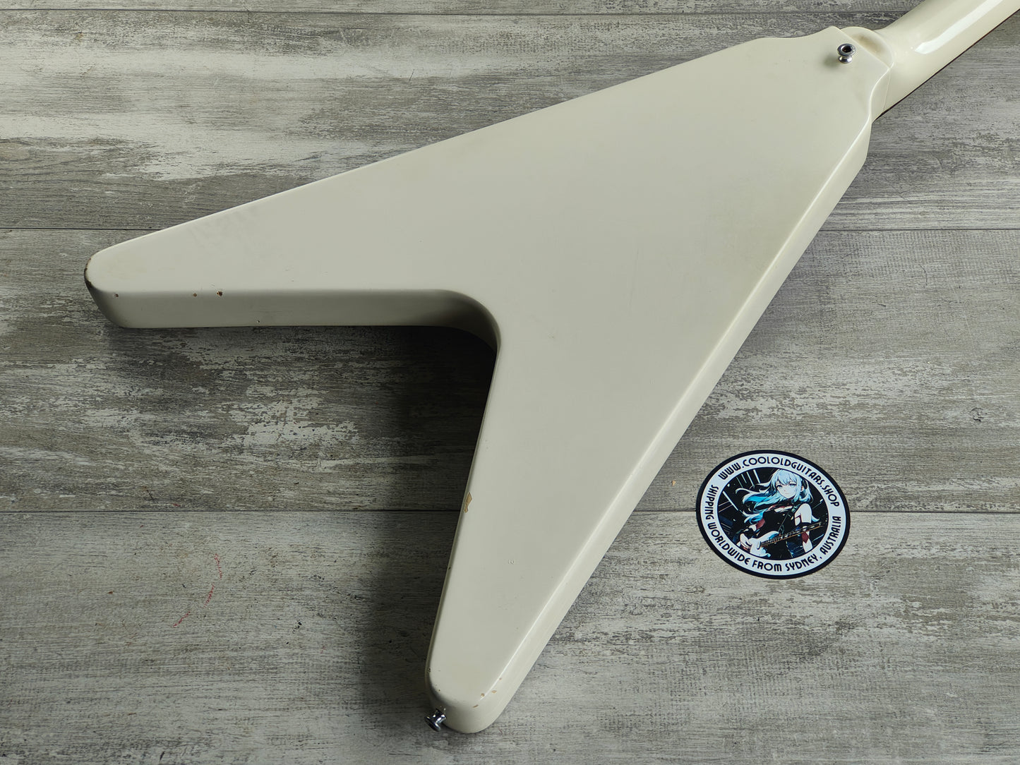 1979 Greco Japan FV-600 '67 Reissue Flying V (White)