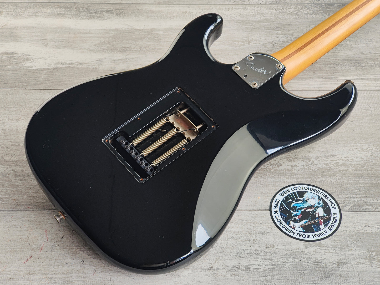 1988 Fender Japan STM55 Pro Feel "Medium Scale" Stratocaster (Black)