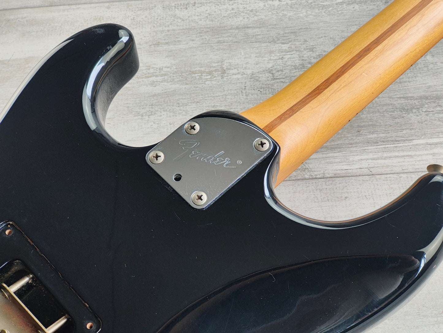 1988 Fender Japan STM55 Pro Feel "Medium Scale" Stratocaster (Black)