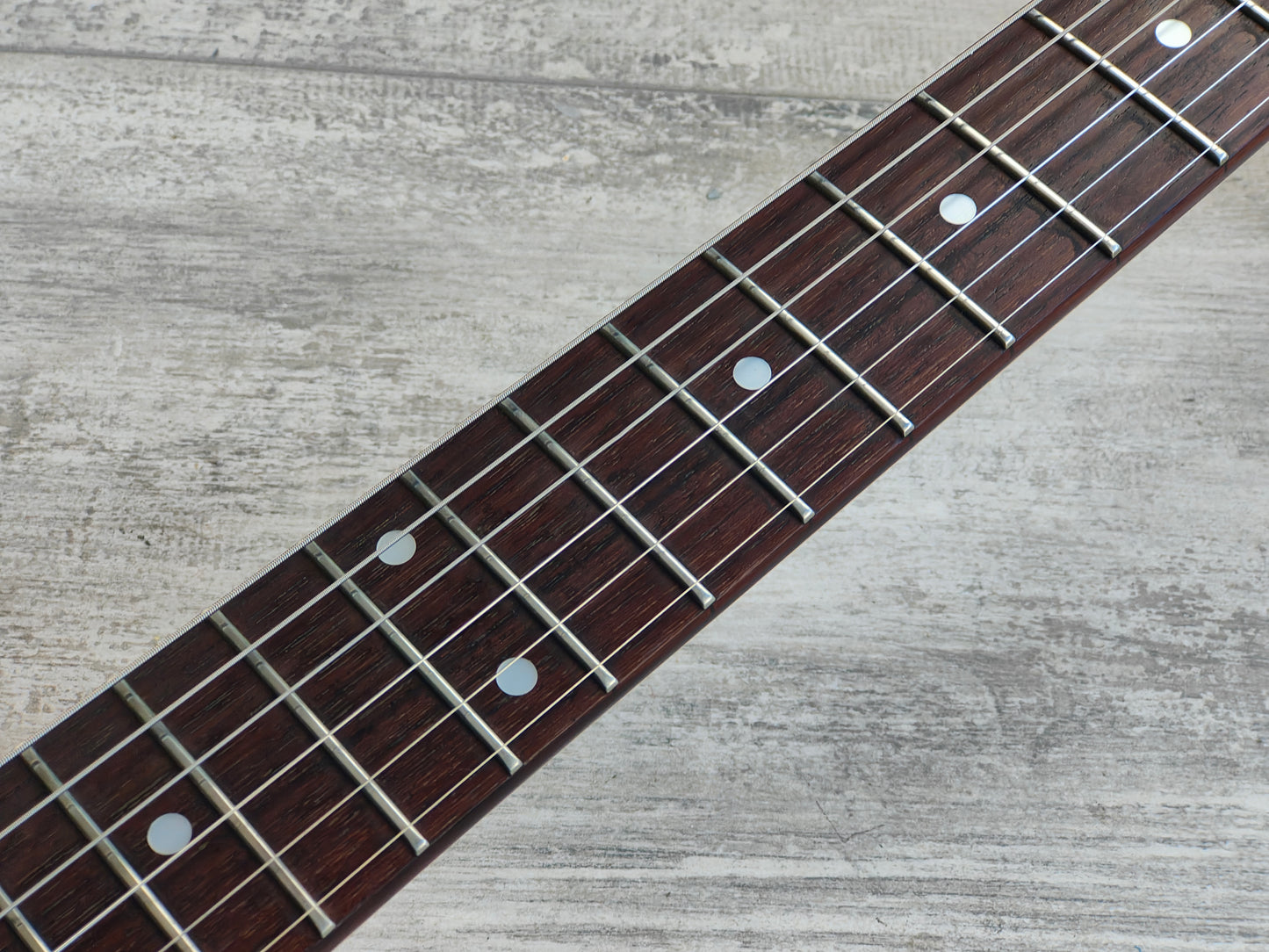 1992 Edwards "Knight α Alpha" Double Cutaway w/Floyd Rose (Bright Red)