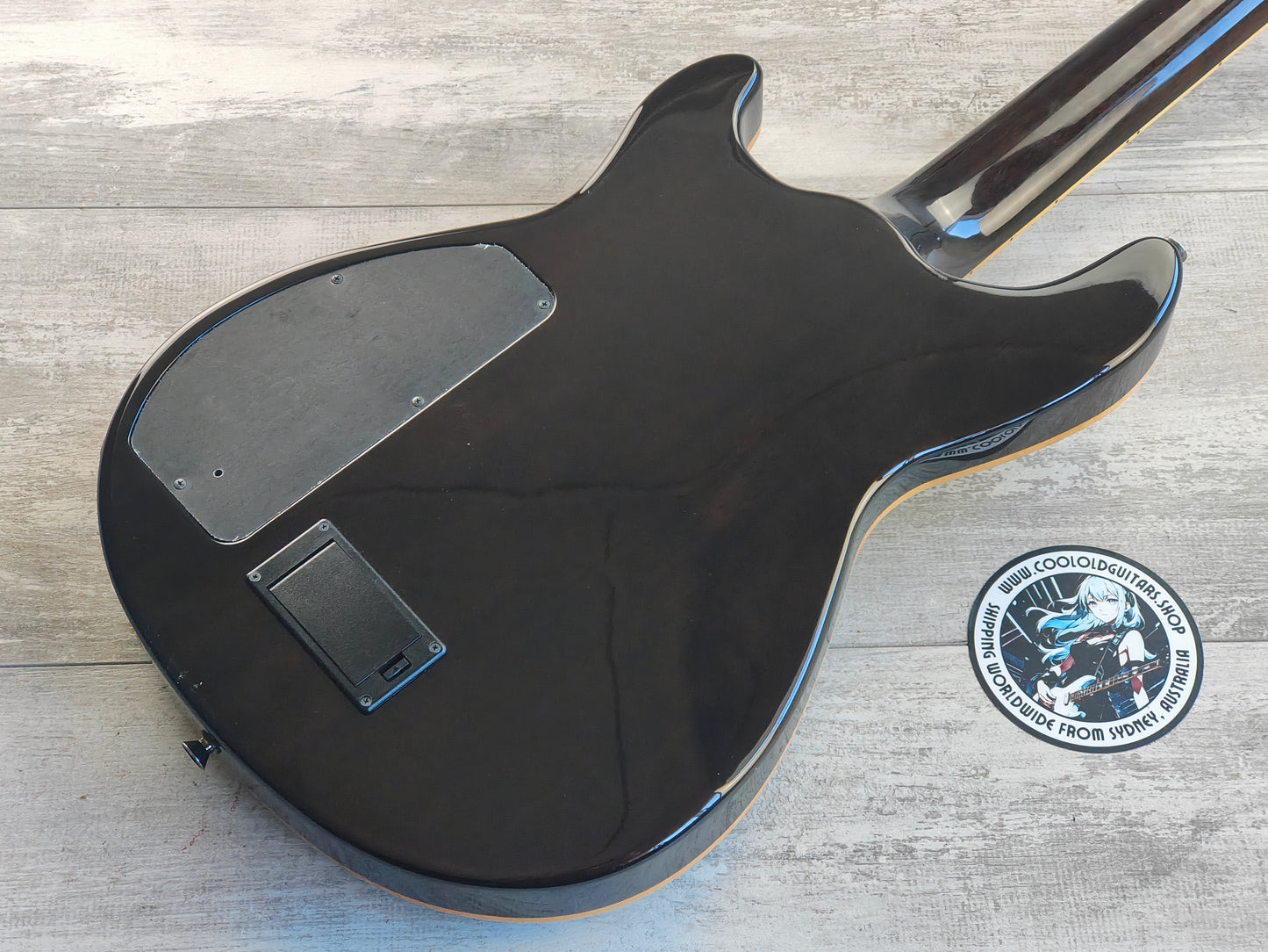 2010 Fernandes Japan APG-ELT "Japan Premium Custom" Series w/Sustainer (Transparent Black)
