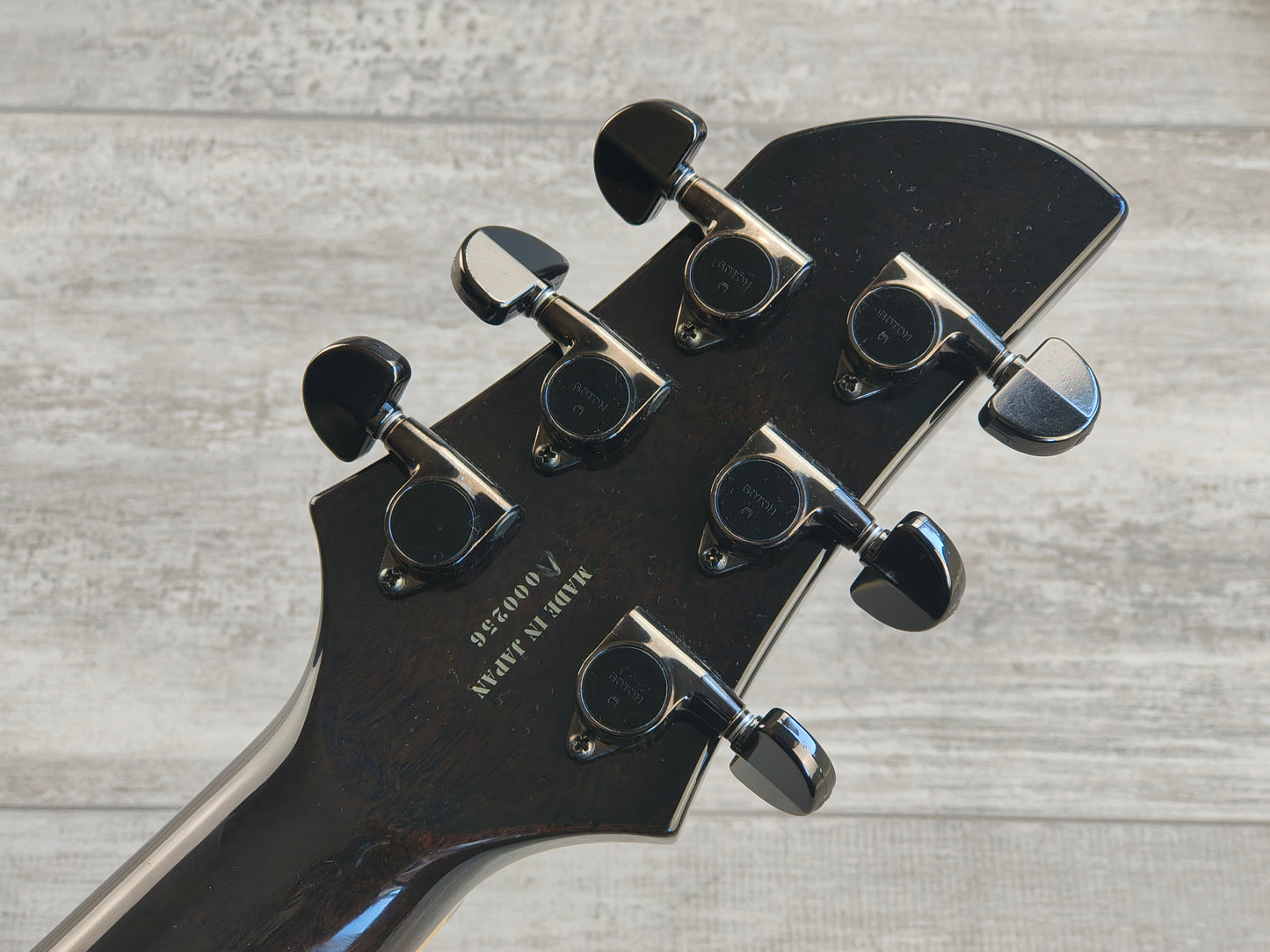 2010 Fernandes Japan APG-ELT "Japan Premium Custom" Series w/Sustainer (Transparent Black)