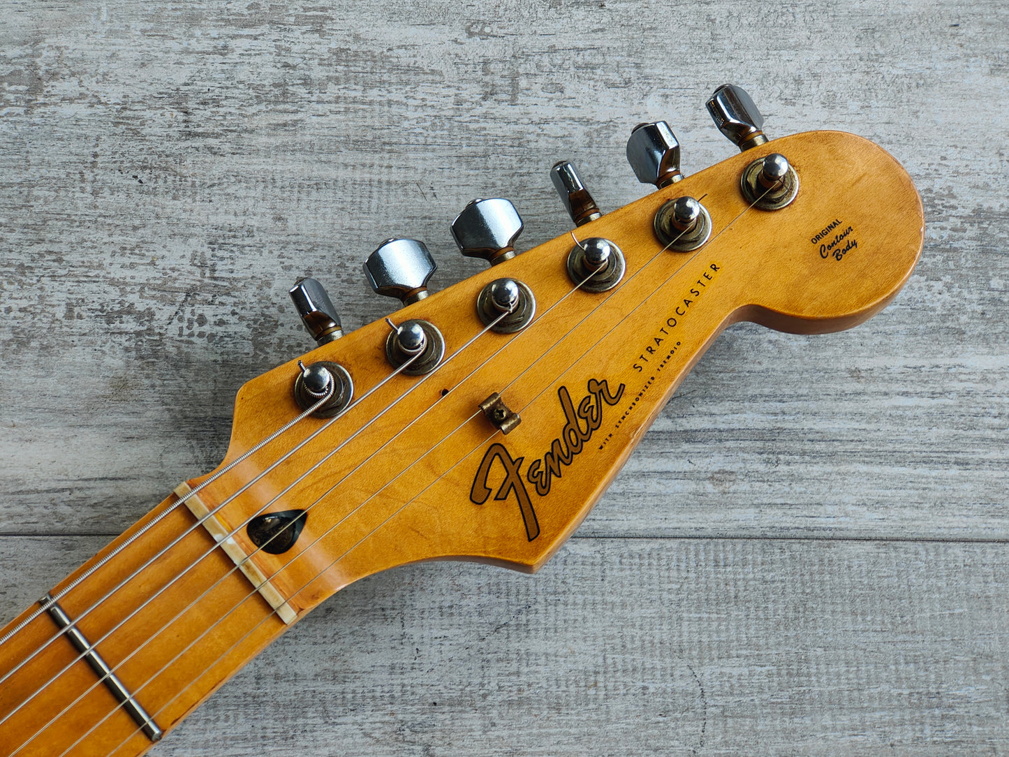 1989 Fender Japan STM55 Pro Feel "Medium Scale" Stratocaster (White)