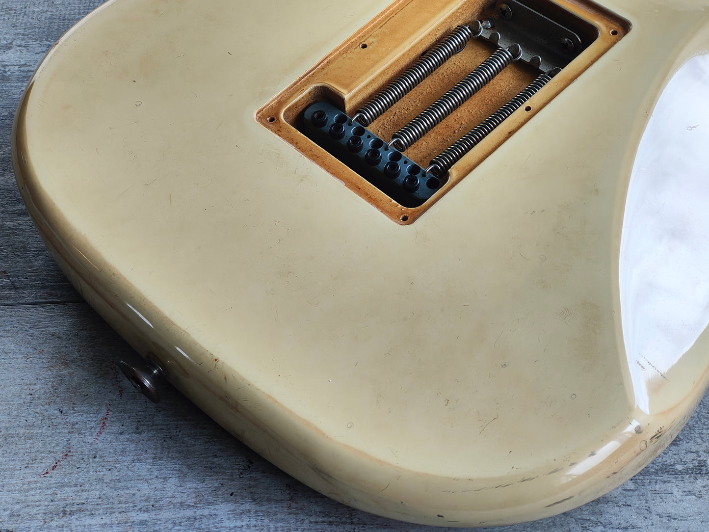 1989 Fender Japan STM55 Pro Feel "Medium Scale" Stratocaster (White)