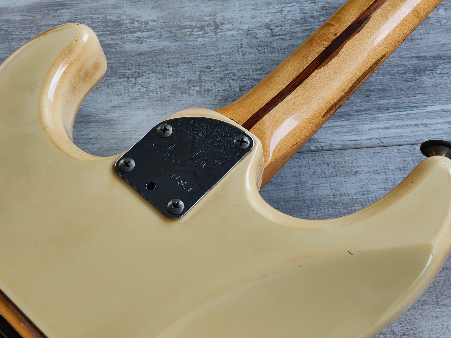 1989 Fender Japan STM55 Pro Feel "Medium Scale" Stratocaster (White)