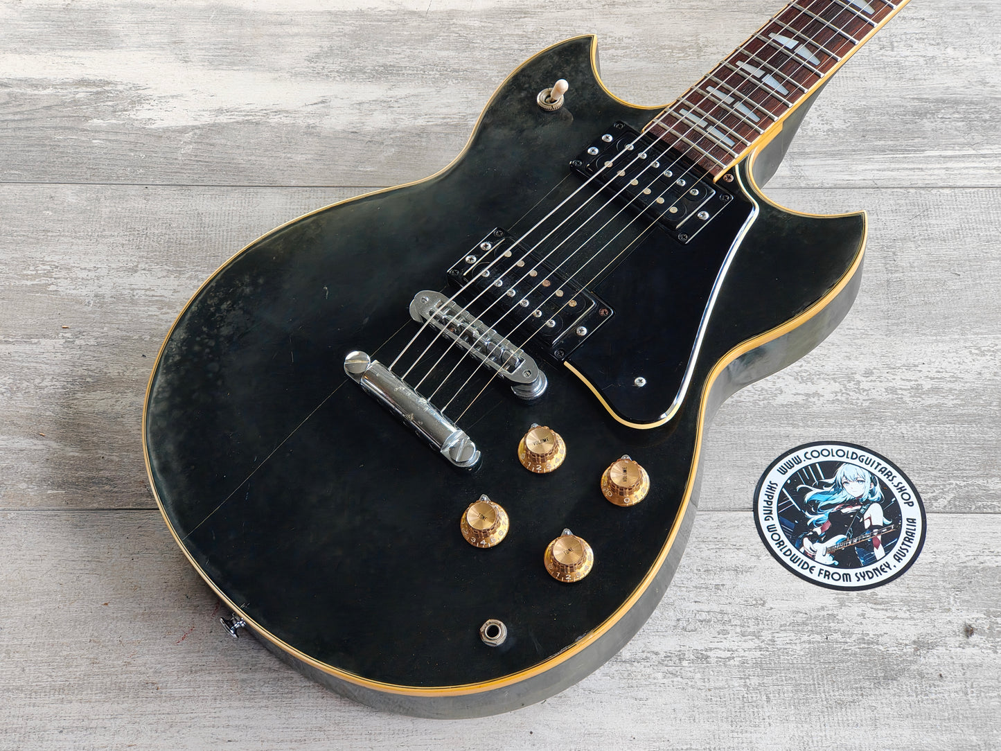 1979 Yamaha Japan SG-500 Double Cutaway (Black)
