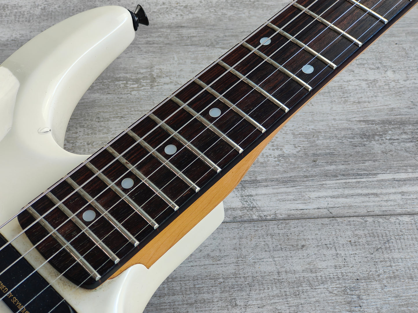 1989 Kramer 100 Series 620 HSS Superstrat w/Floyd Rose (White)