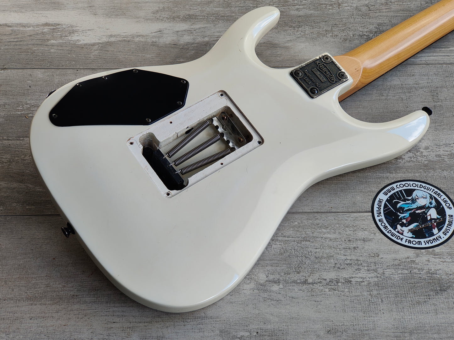 1989 Kramer 100 Series 620 HSS Superstrat w/Floyd Rose (White)