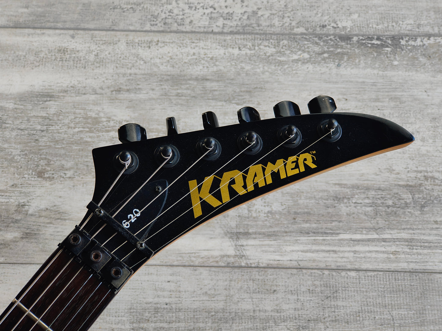 1989 Kramer 100 Series 620 HSS Superstrat w/Floyd Rose (Candy Blue)