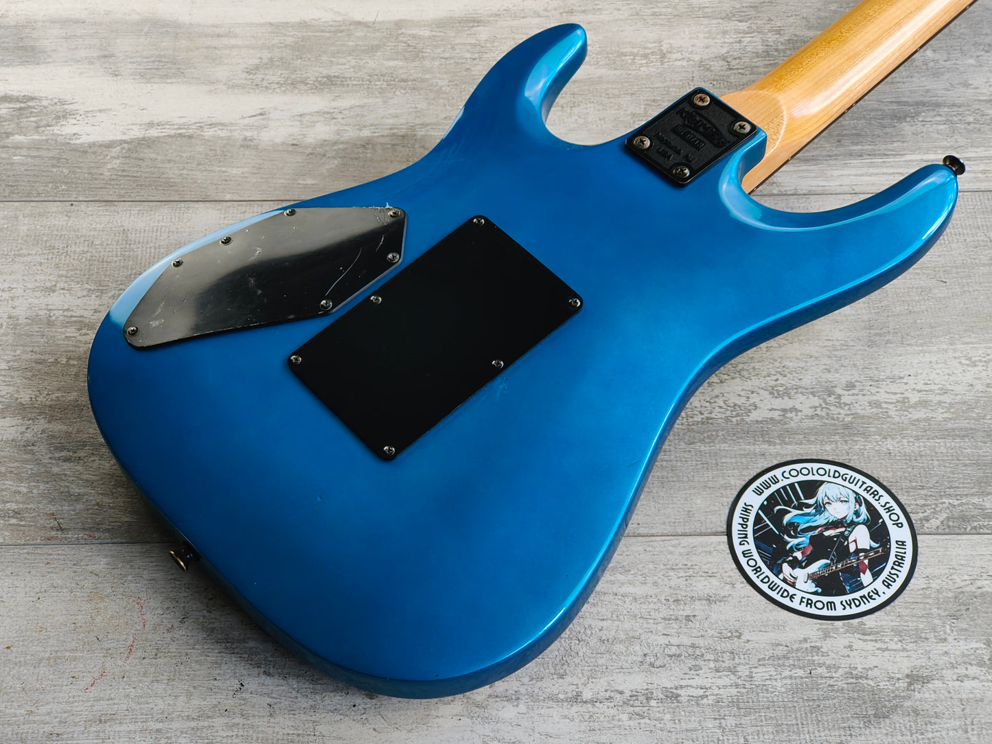 1989 Kramer 100 Series 620 HSS Superstrat w/Floyd Rose (Candy Blue)