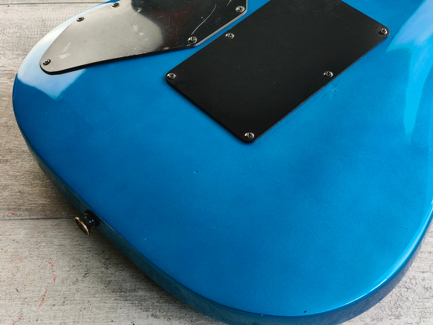 1989 Kramer 100 Series 620 HSS Superstrat w/Floyd Rose (Candy Blue)