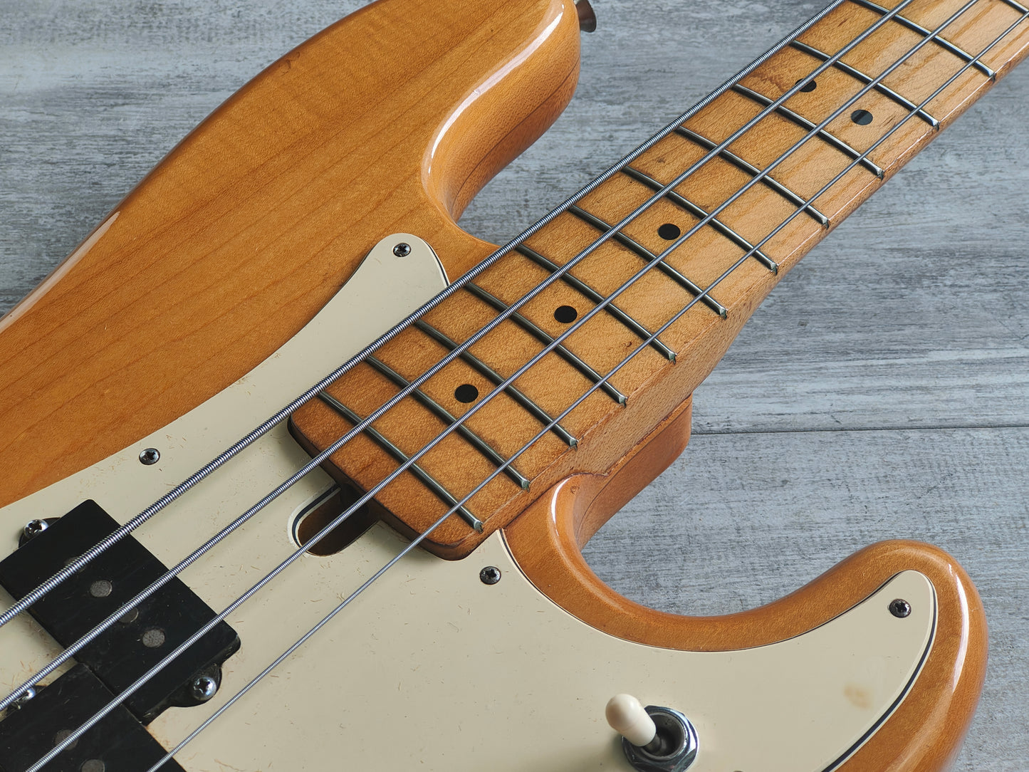 1974 Greco PB-750DX Precision Bass Deluxe (Natural)