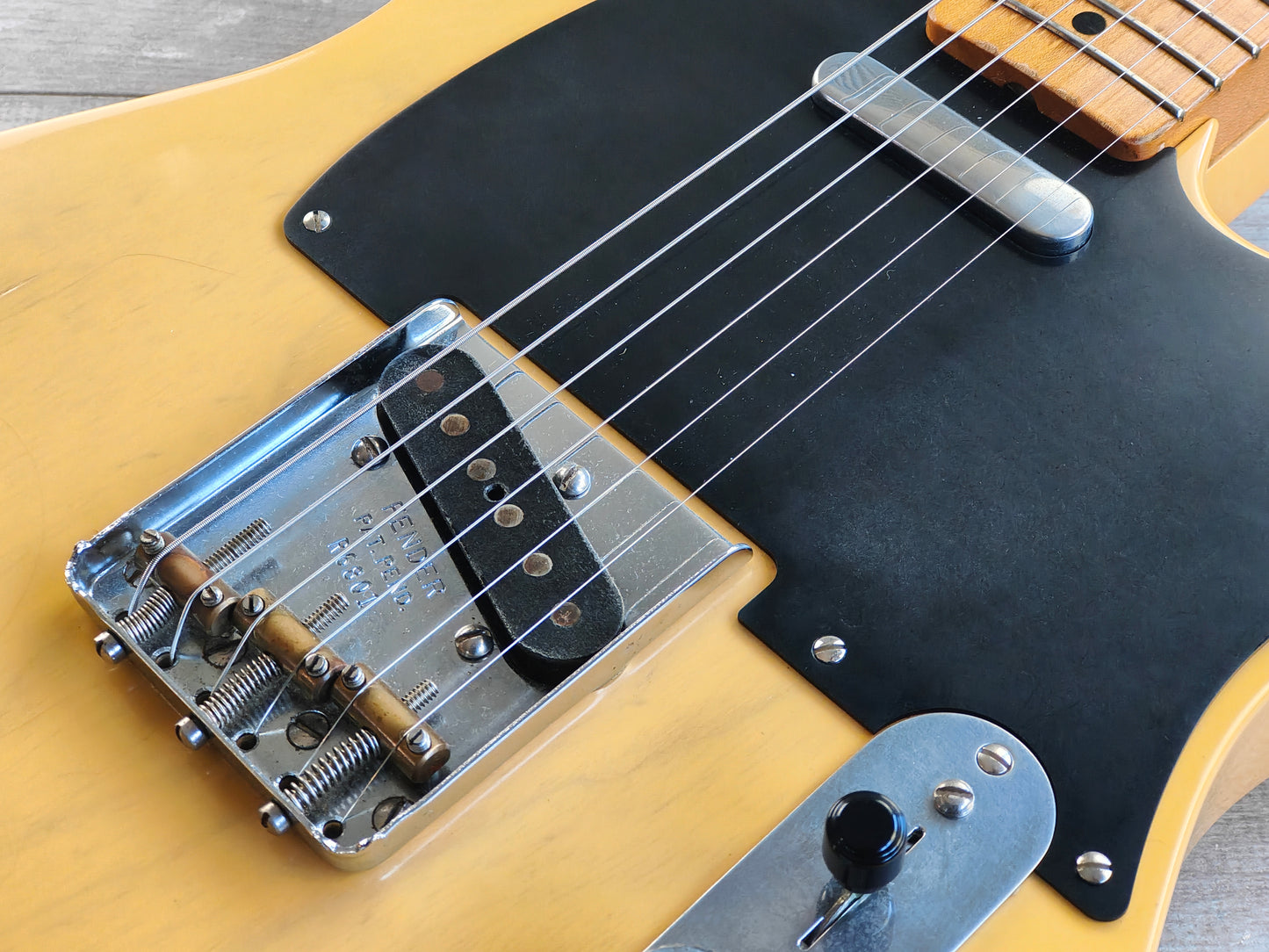 2007 Fender USA Custom Shop '51 Reissue Telecaster "Nocaster" (Blonde Light Relic)
