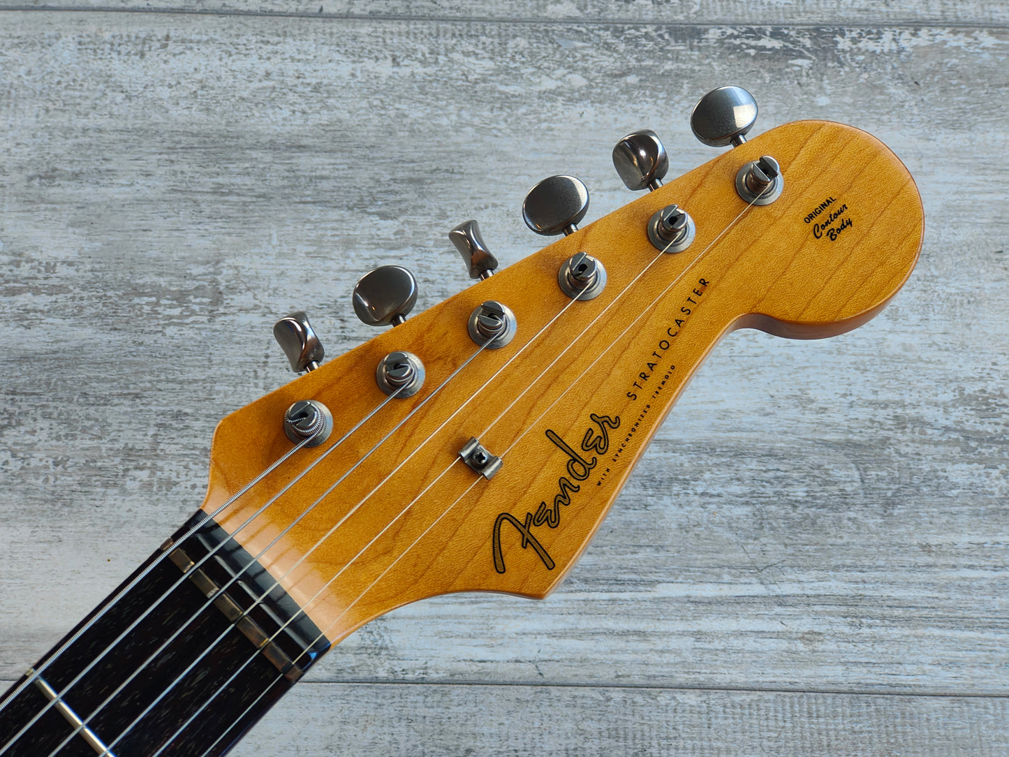 1986 Fender Japan ST62 "Order Made" '62 Reissue Stratocaster (Faded Sonic Blue)