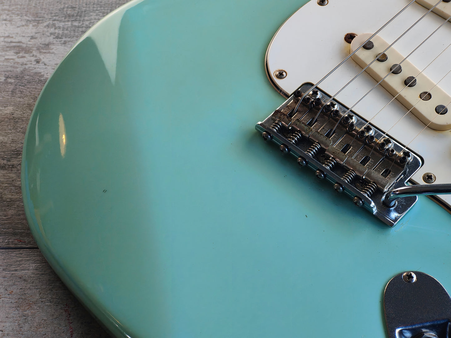 1986 Fender Japan ST62 "Order Made" '62 Reissue Stratocaster (Faded Sonic Blue)