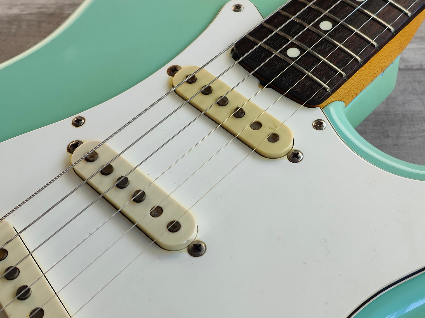 1986 Fender Japan ST62 "Order Made" '62 Reissue Stratocaster (Faded Sonic Blue)