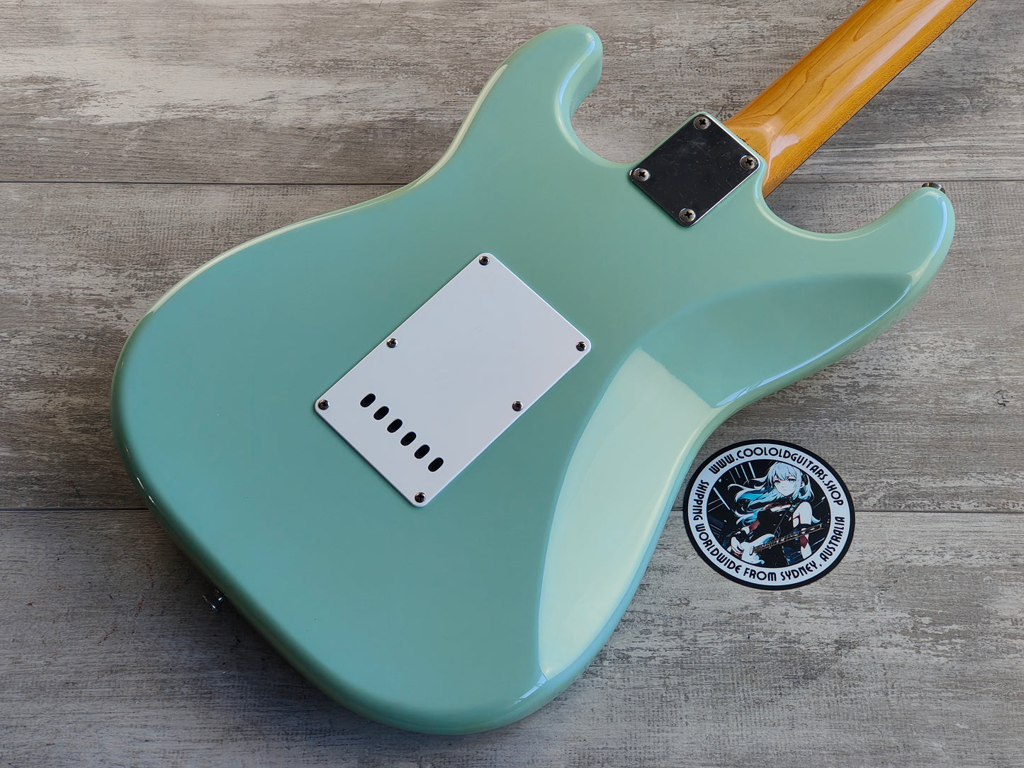 1986 Fender Japan ST62 "Order Made" '62 Reissue Stratocaster (Faded Sonic Blue)