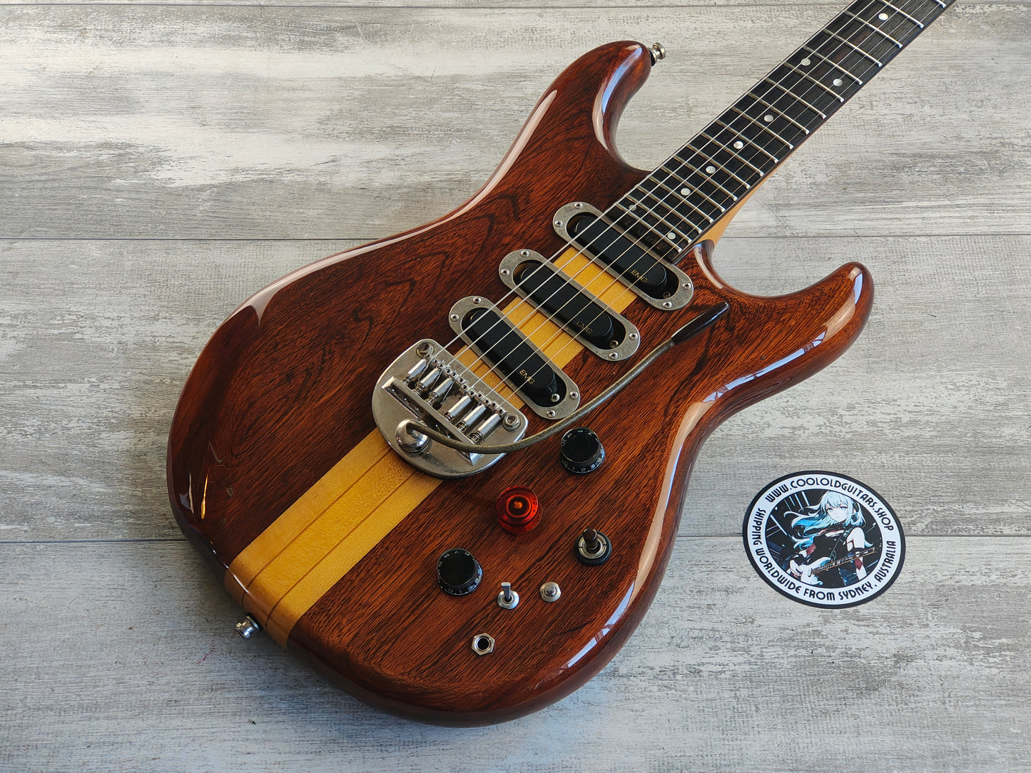 1979 Greco Japan GOII750 Neckthrough Stratocaster w/EMG's (Brown)