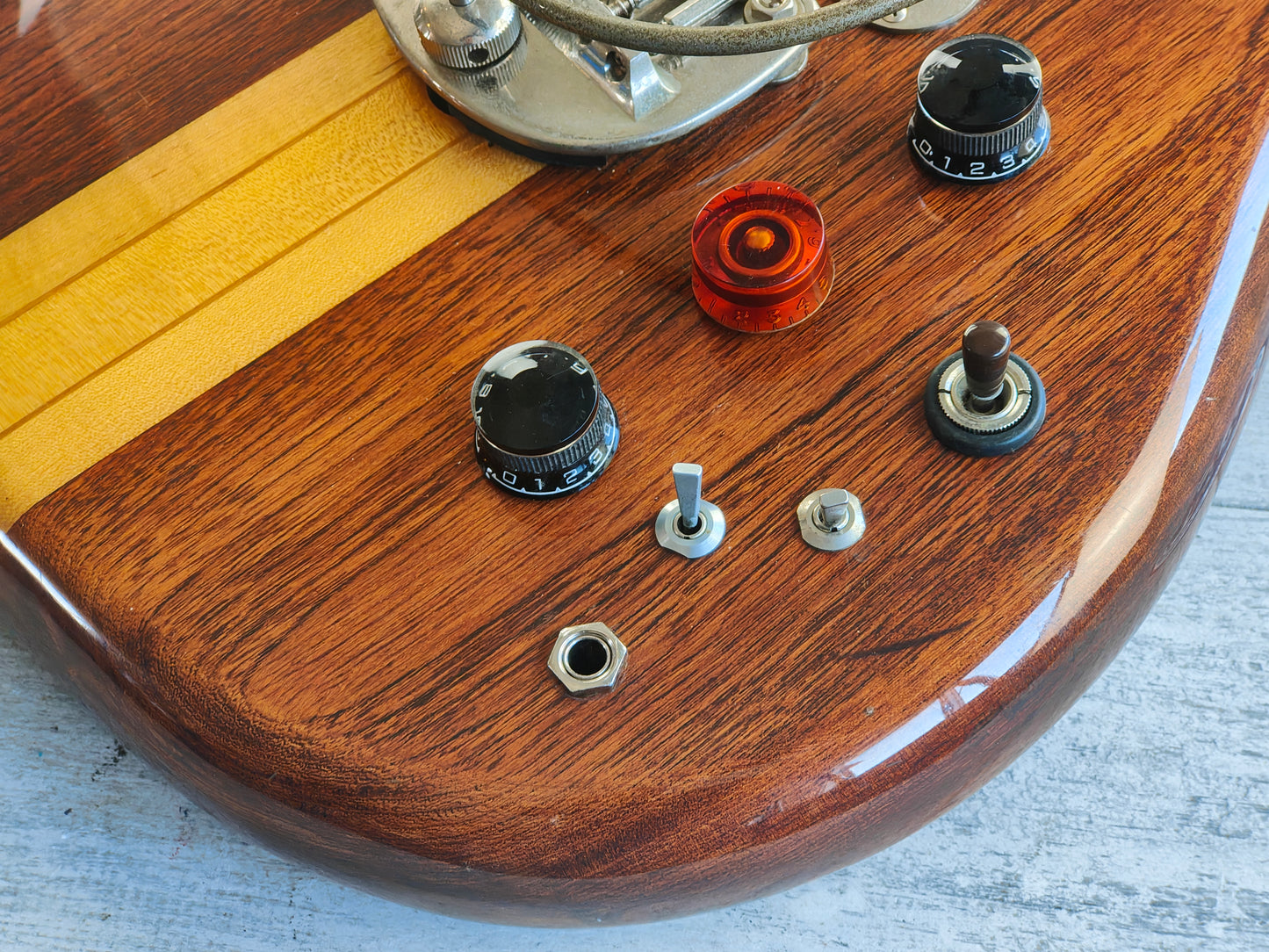 1979 Greco Japan GOII750 Neckthrough Stratocaster w/EMG's (Brown)