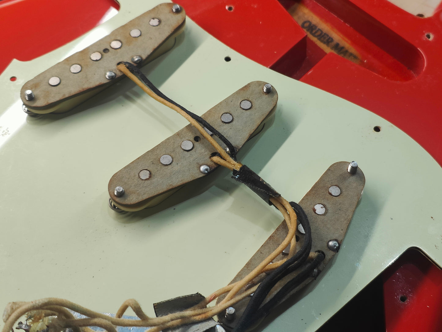 1993 Fender Japan ST62 "Order Made" '62 Reissue Stratocaster (Fiesta Red)