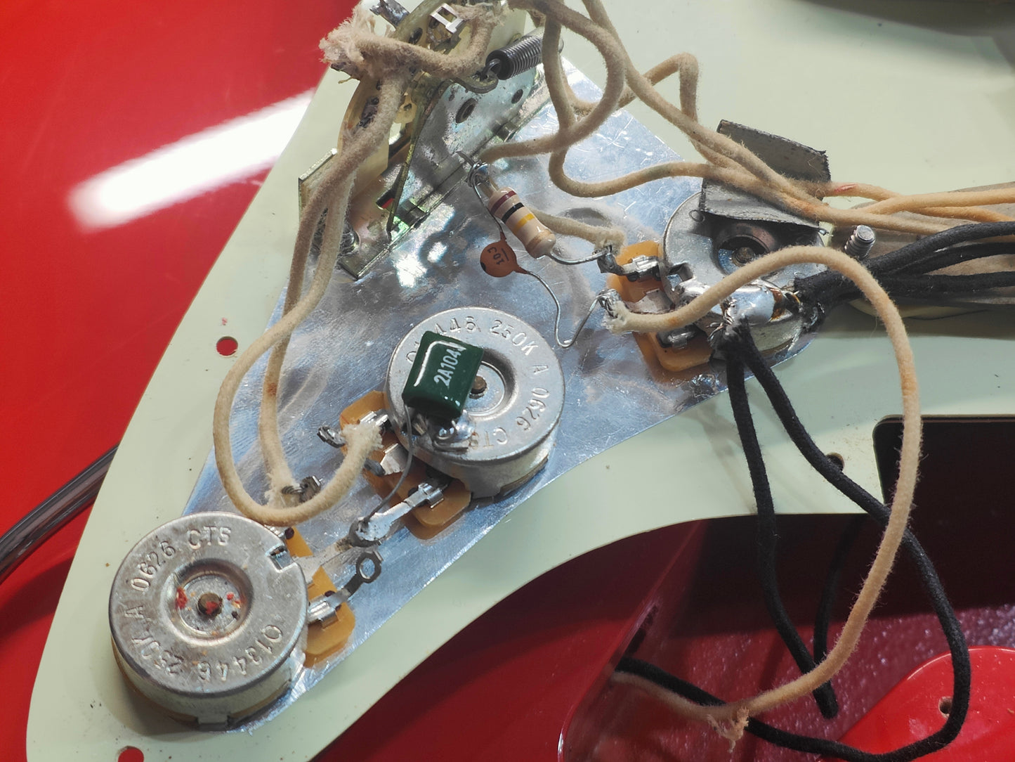 1993 Fender Japan ST62 "Order Made" '62 Reissue Stratocaster (Fiesta Red)