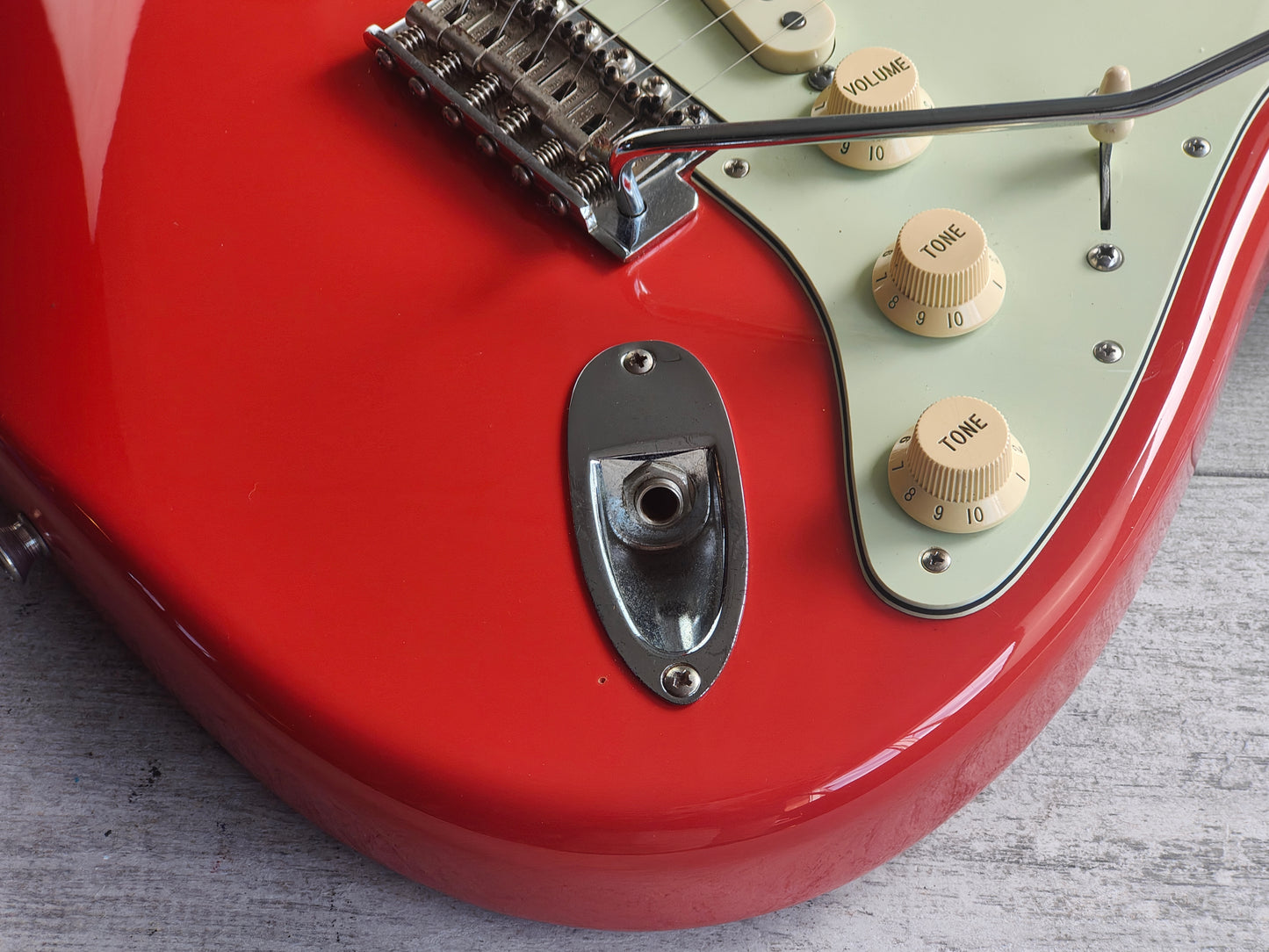 1993 Fender Japan ST62 "Order Made" '62 Reissue Stratocaster (Fiesta Red)
