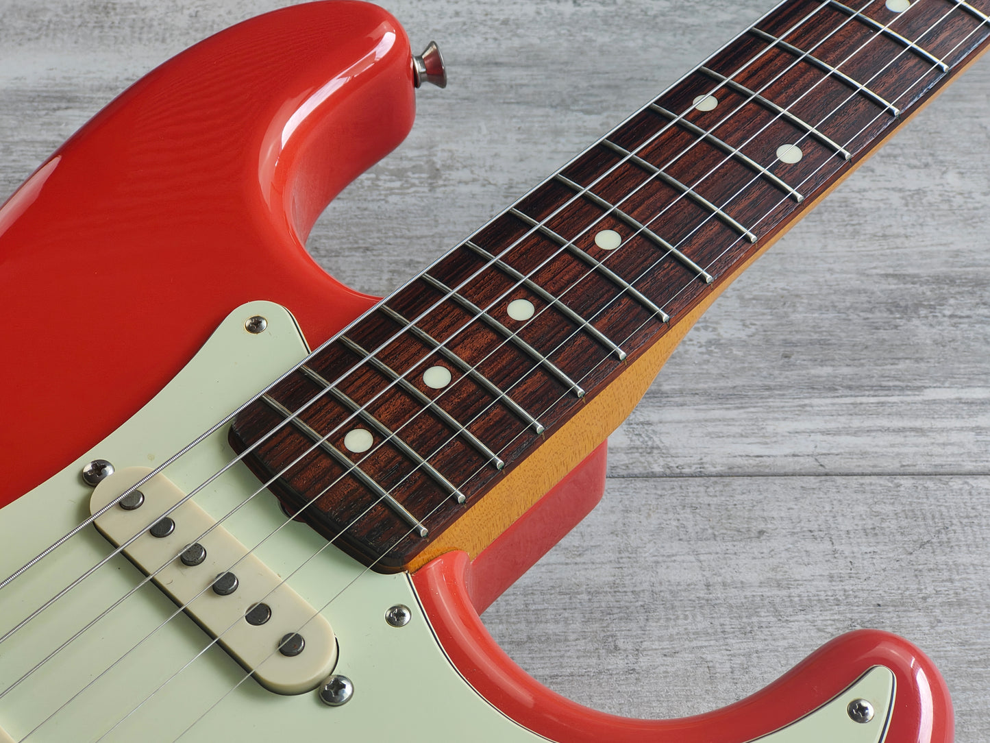 1993 Fender Japan ST62 "Order Made" '62 Reissue Stratocaster (Fiesta Red)