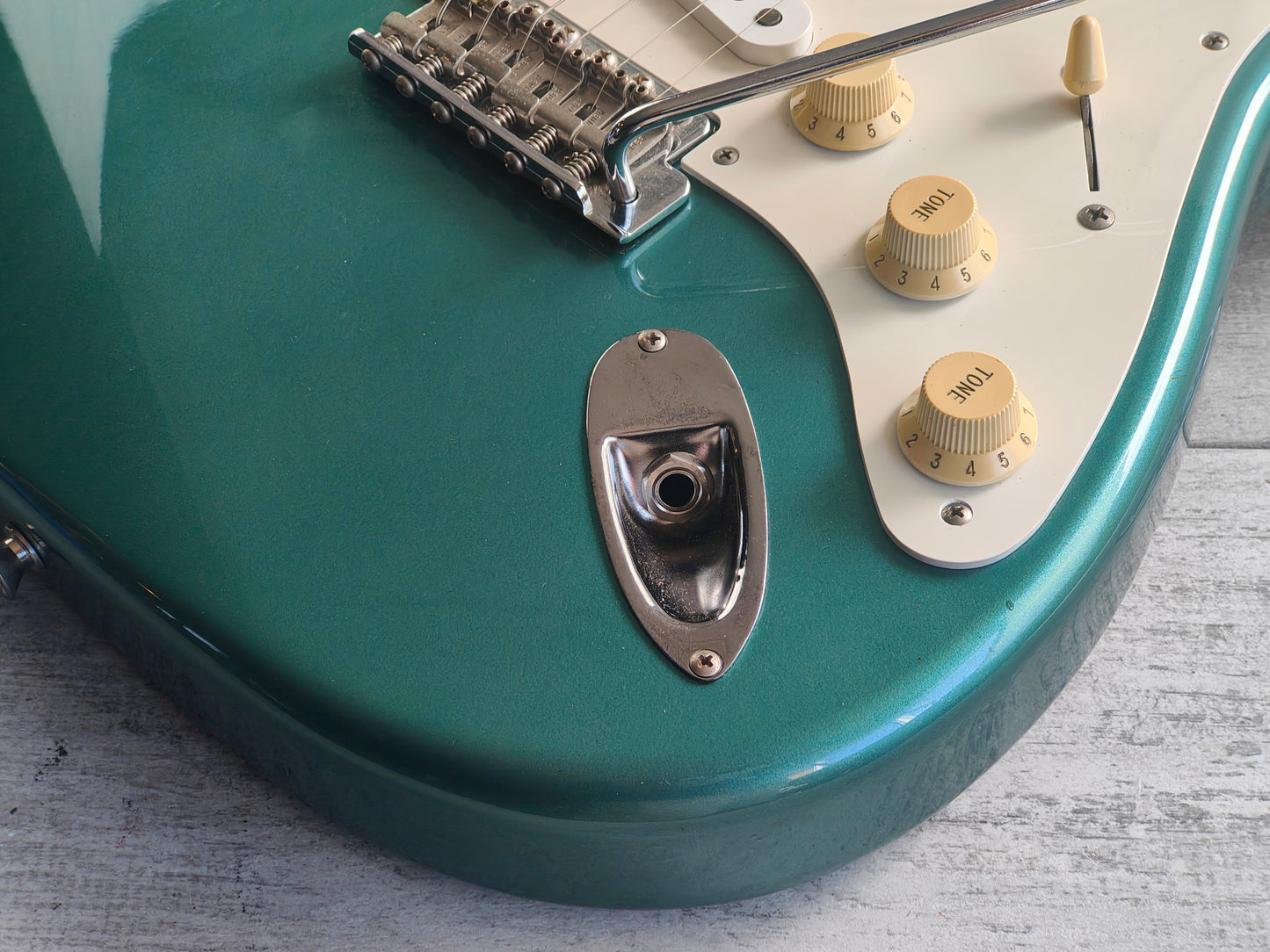 2002 Fender Japan ST57-58US '57 Reissue Stratocaster w/US Pickups (Ocean Turqoise)