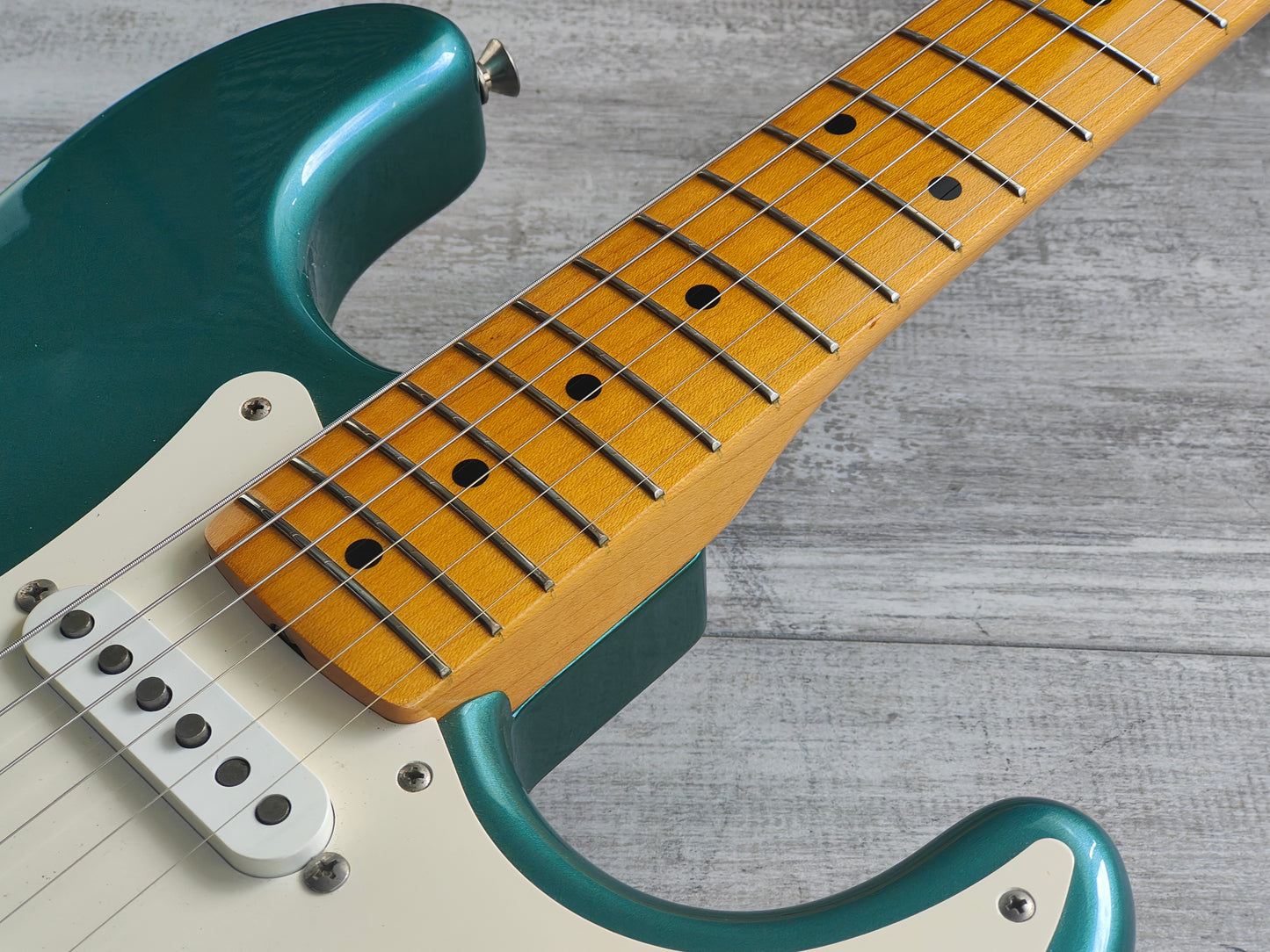 2002 Fender Japan ST57-58US '57 Reissue Stratocaster w/US Pickups (Ocean Turqoise)