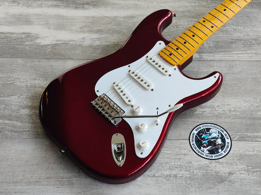 2006 Fender Japan ST57-66US '57 Reissue Stratocaster w/US Pickups (Old Candy Apple Red)
