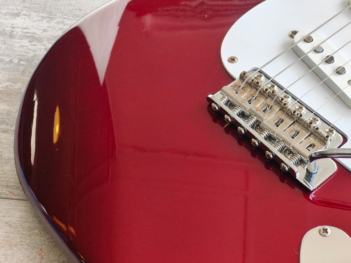 2006 Fender Japan ST57-66US '57 Reissue Stratocaster w/US Pickups (Old Candy Apple Red)