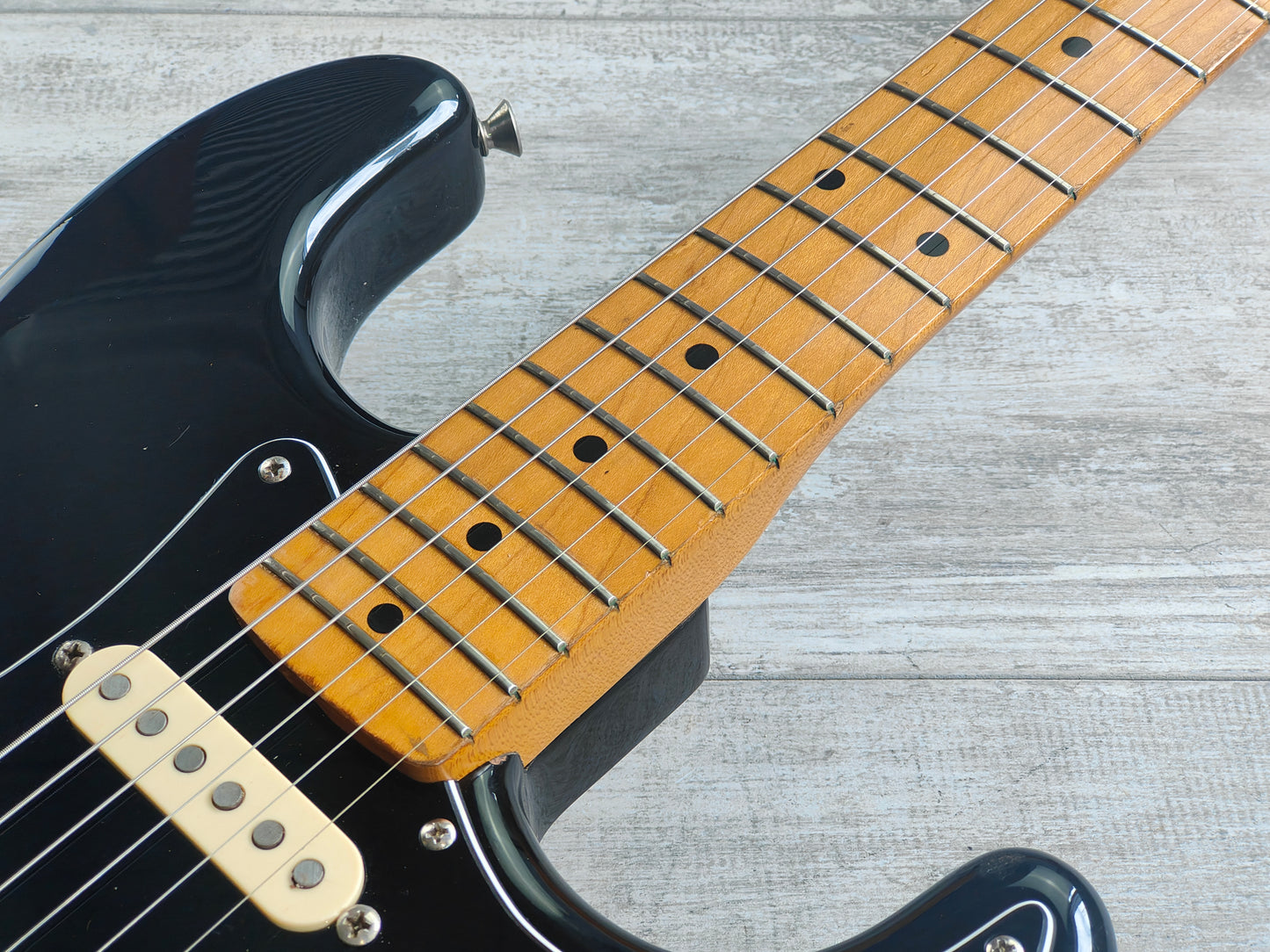 1993 Fender Japan ST54-70 '54 Reissue Stratocaster (Gilmour Black)