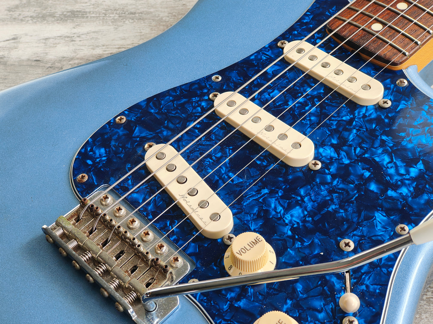 1993 Fender Japan ST62 '62 Reissue Stratocaster w/Noiseless Pickups (Ice Blue Metallic)