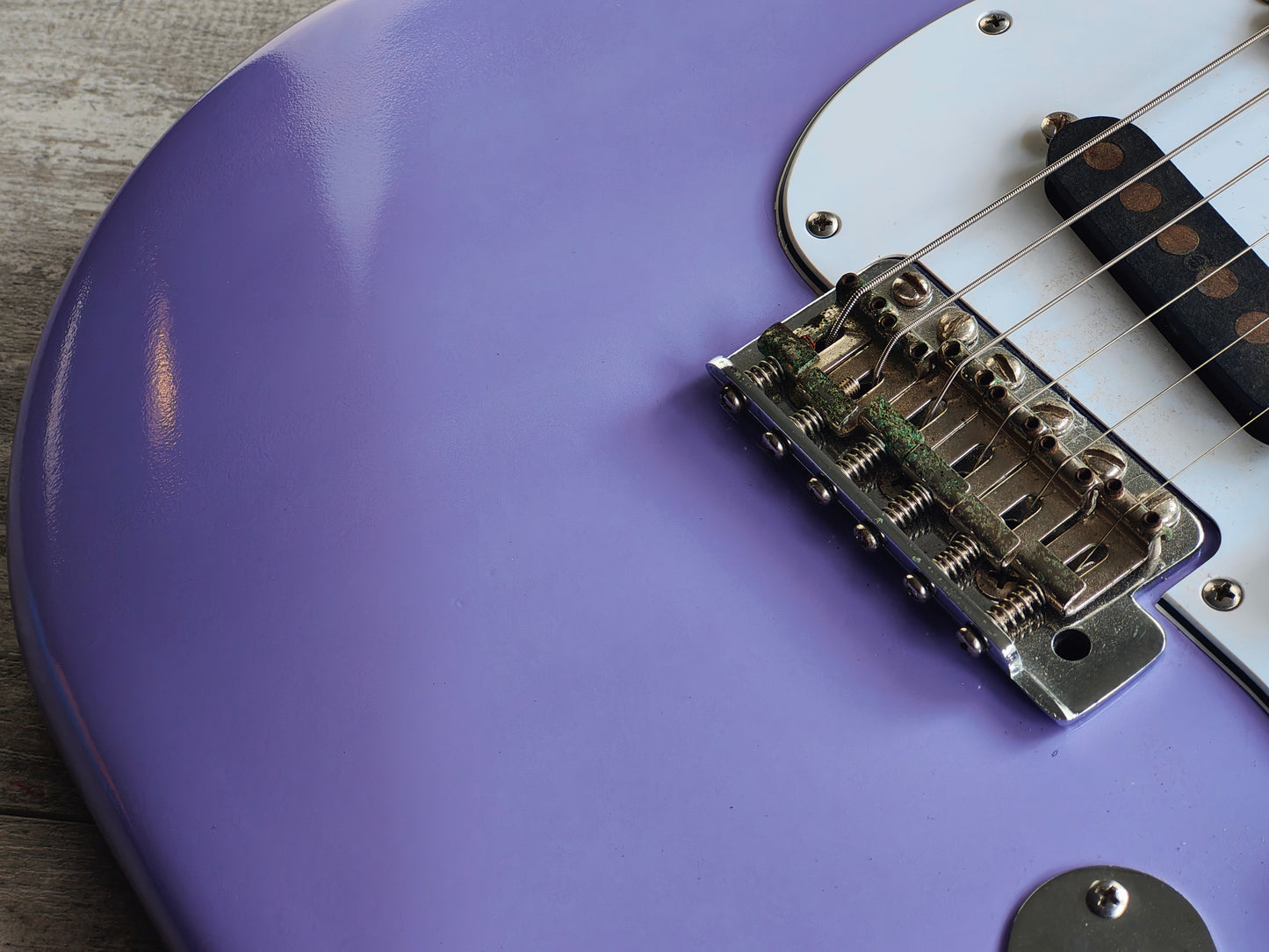 1993 Fender Japan ST62 '62 Reissue Stratocaster w/Schecter Pickups (Purple)