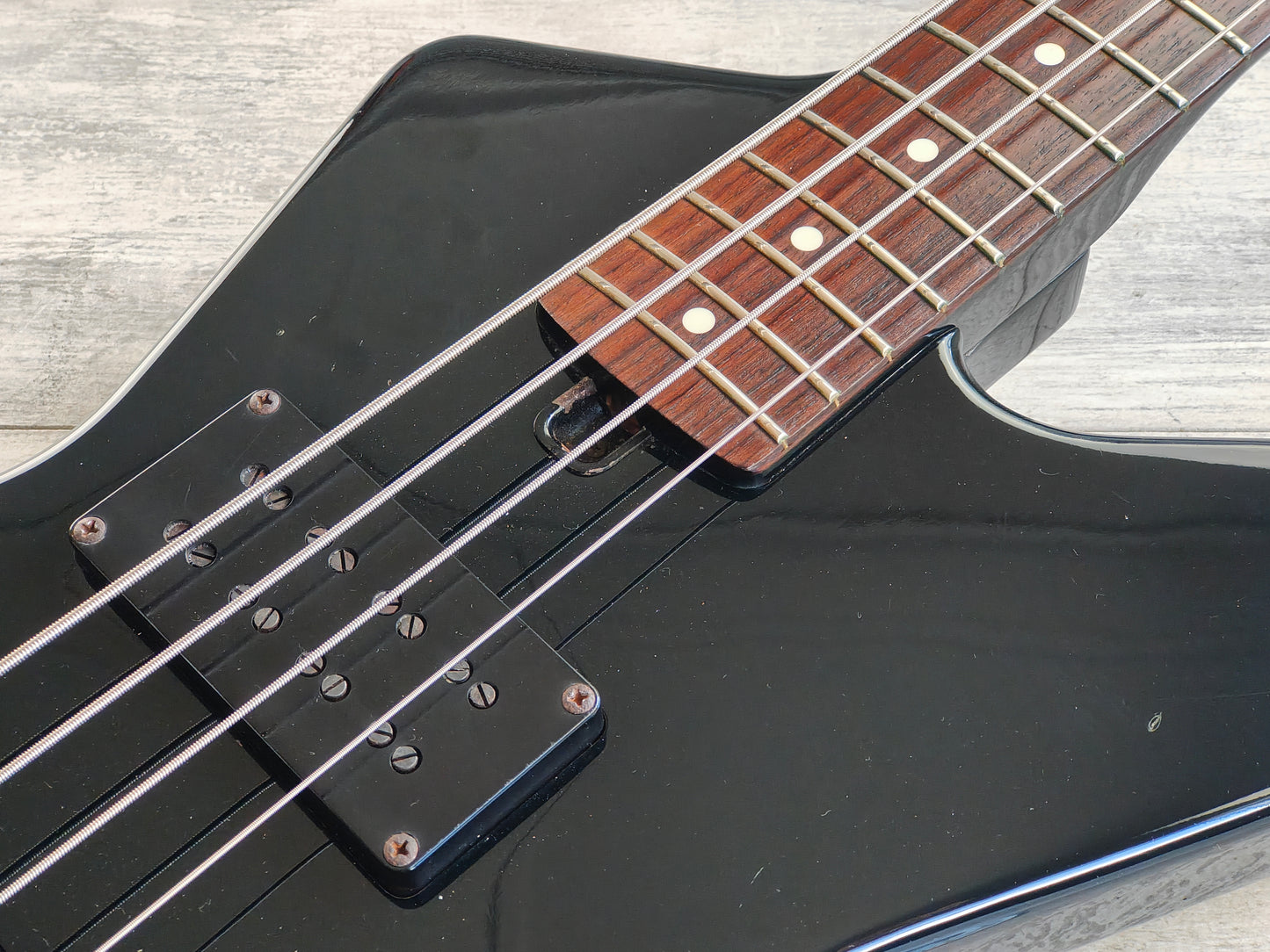 1984 Ibanez Japan DT-670 Destroyer II Vintage Bass (Black)