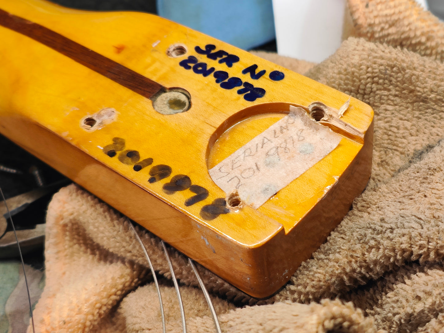 1982 Tokai Japan Silver Star Stratocaster Parts-O-Caster (White)