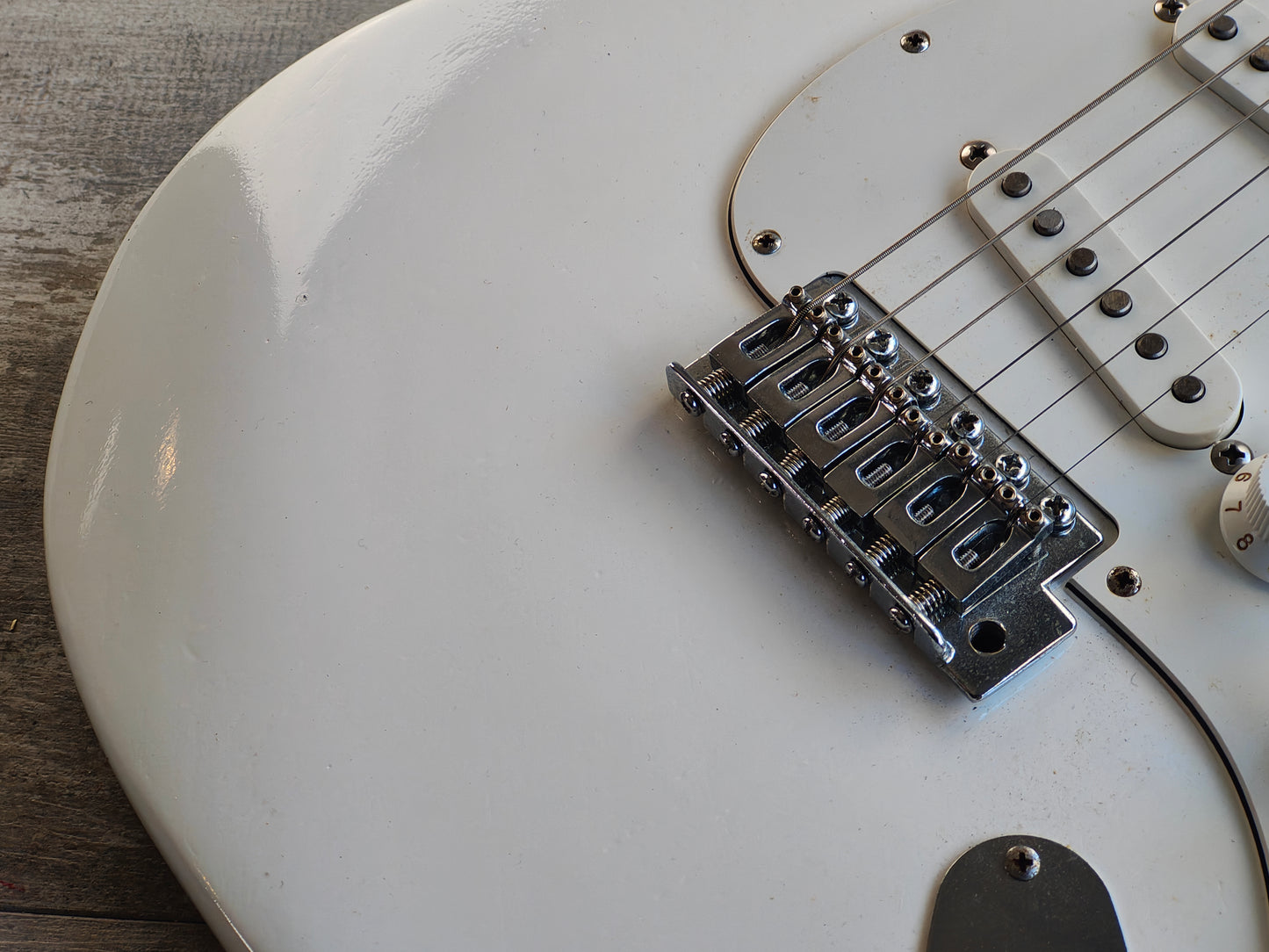 1982 Tokai Japan Silver Star Stratocaster Parts-O-Caster (White)