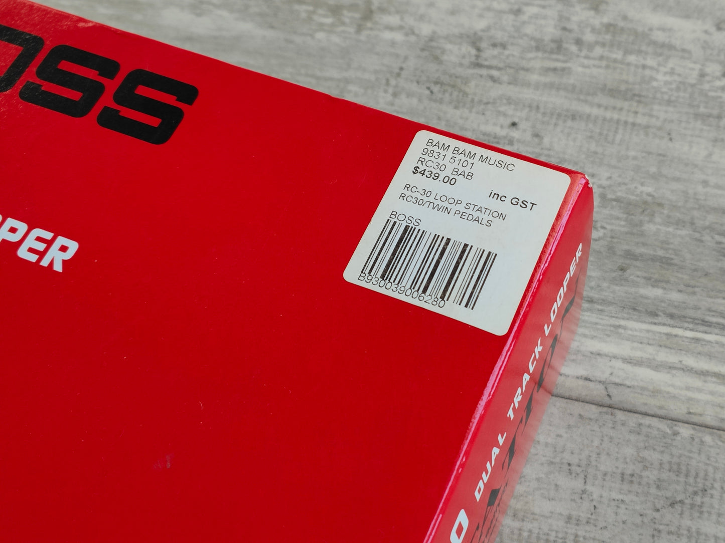Boss RC-30 Dual Track Looper Loop Station w/Box