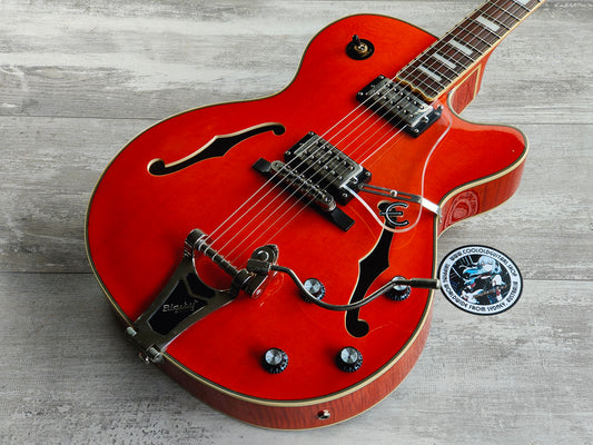 2010 Epiphone Emperor Swingster Limited Edition/Custom Shop Hollowbody (Sunrise Orange)