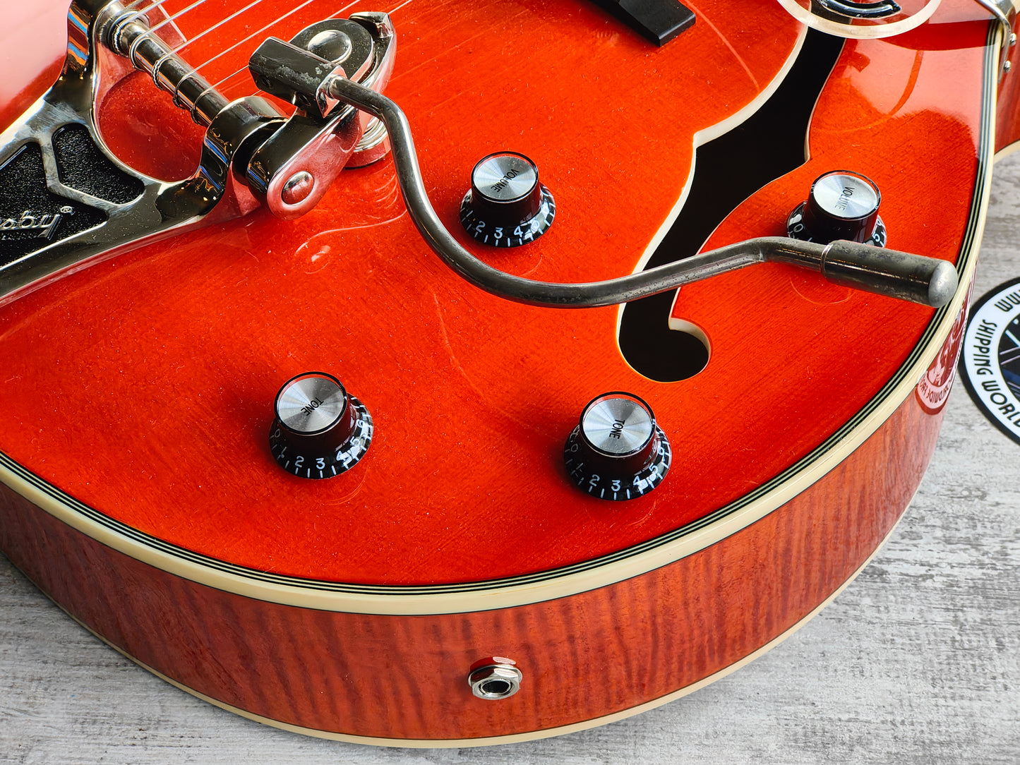 2010 Epiphone Emperor Swingster Limited Edition/Custom Shop Hollowbody (Sunrise Orange)
