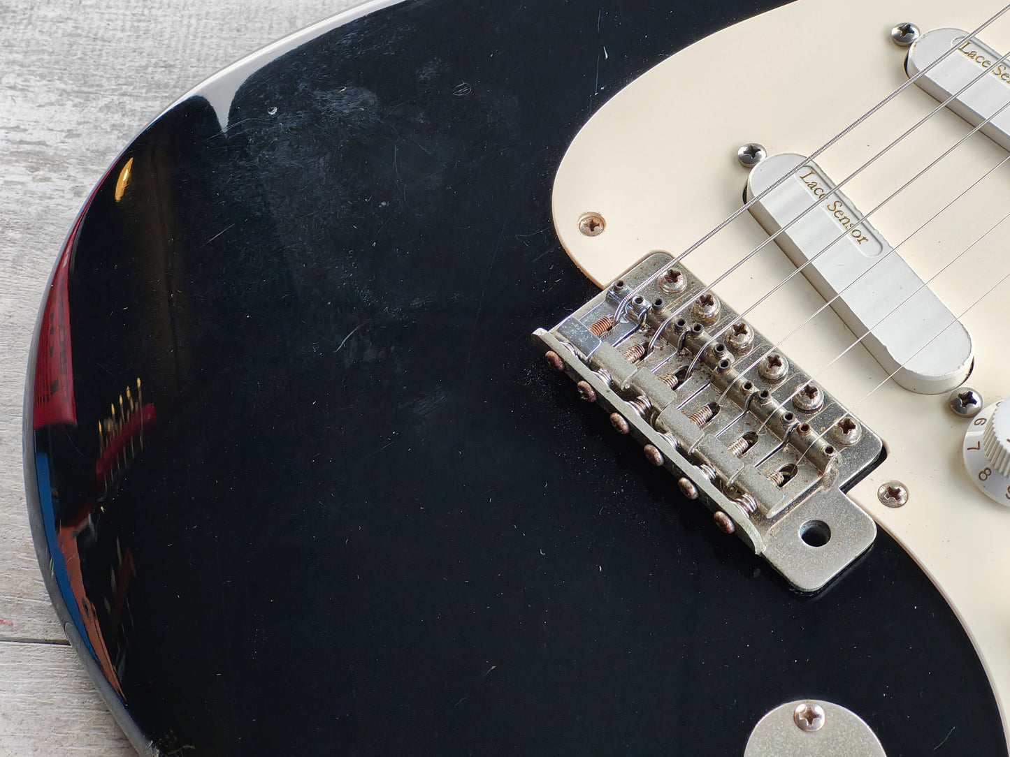 1981 Greco Japan SE-380 "Super Power" '57 Reissue Stratocaster w/Lace Sensor's (Black)