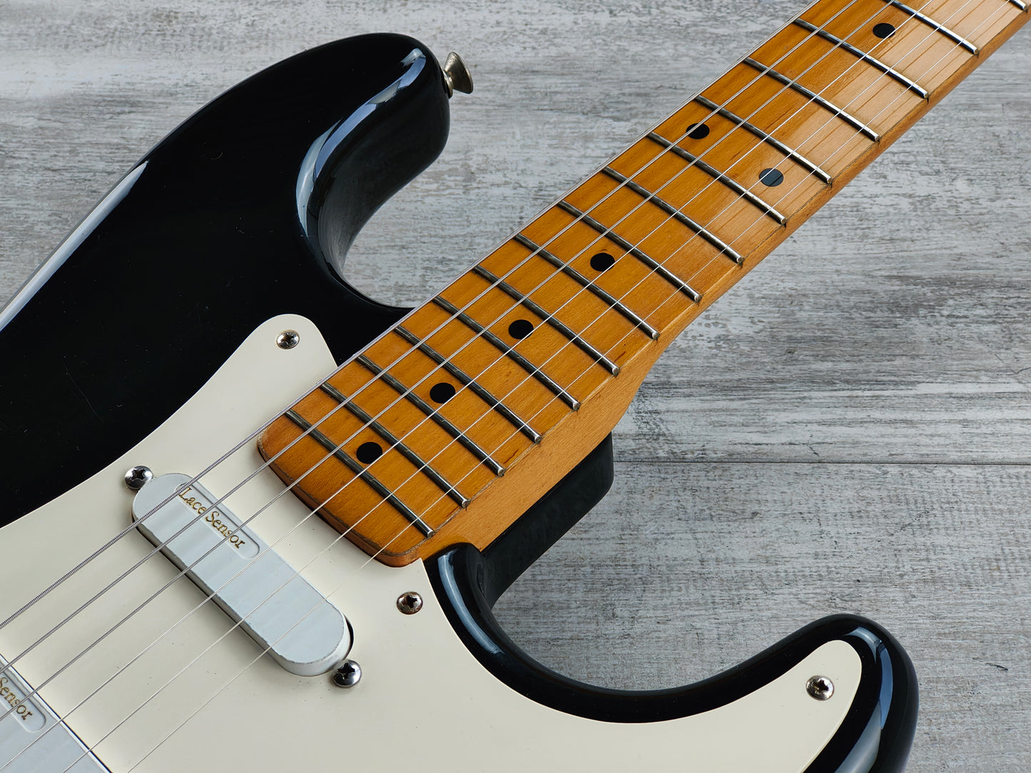 1981 Greco Japan SE-380 "Super Power" '57 Reissue Stratocaster w/Lace Sensor's (Black)